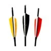 Bearpaw Slimline Black Arrows - Feathers 2 Bearpaw Slimline Black Arrows - Feathers -Sports - Archery BPA068 2